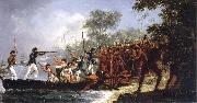 unknow artist Landing at Erramanga Eromanga one of the New Hebrides Sweden oil painting reproduction